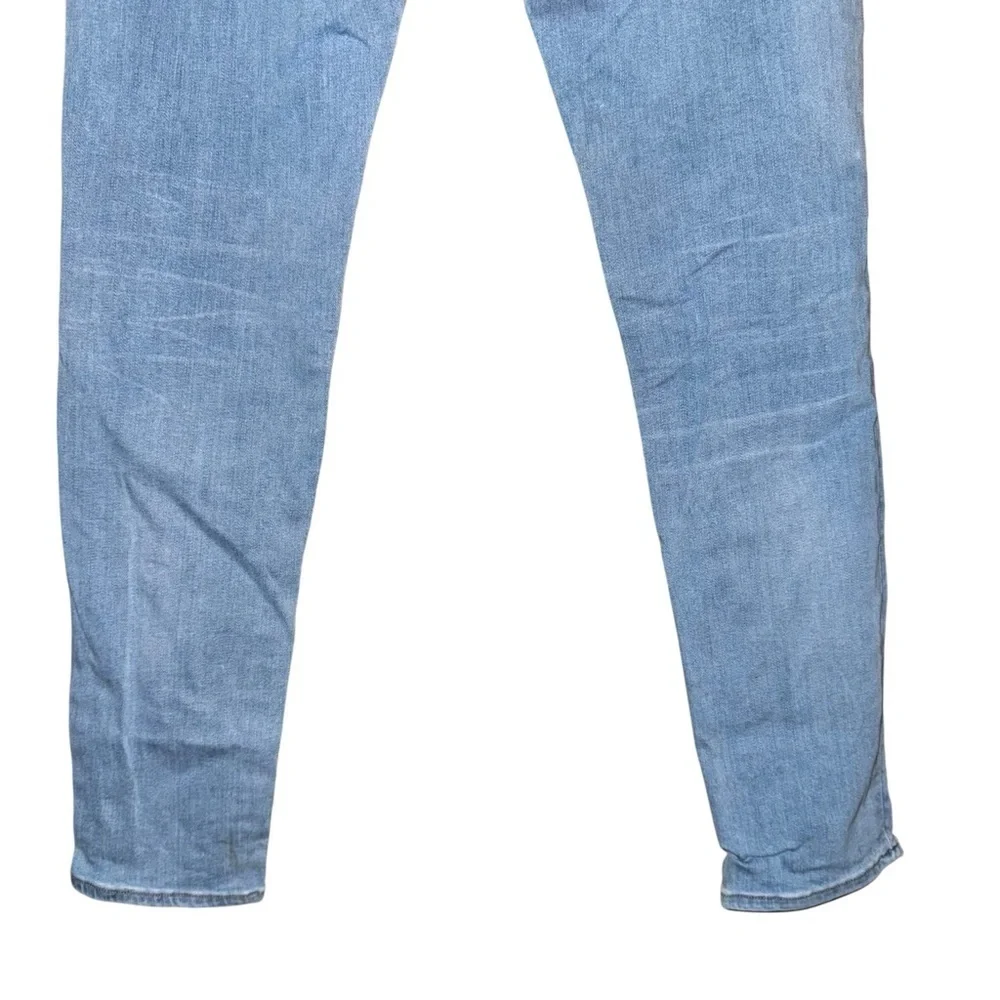 G STAR Raw 3301 Slim Light Blue Button Fly Jeans Skater Pants Size 29 X 30